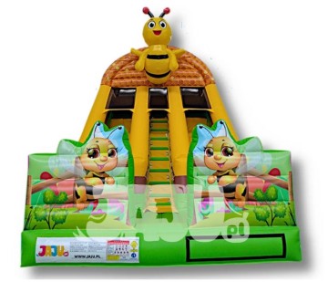 Wynajem Dmuchana zjeżdżalnia, dmuchaniec pszcz&oacute;łki komunie