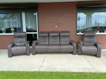 Sprzedam wypoczynek 3,1,1 ze skóry