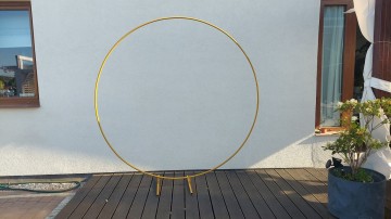 Stelaż złoty koło 200cm wynajem-Konin okolice