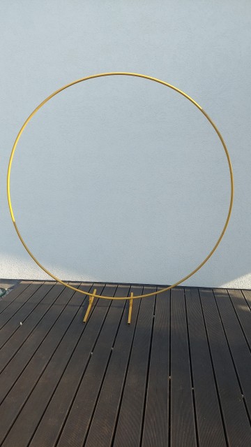 Stelaż złoty koło 200cm wynajem-Konin okolice