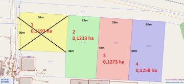 Działki budowlane Kawnice - 55 zł/m2