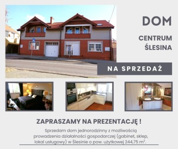 Wysokiej jakości dom w centrum Ślesina