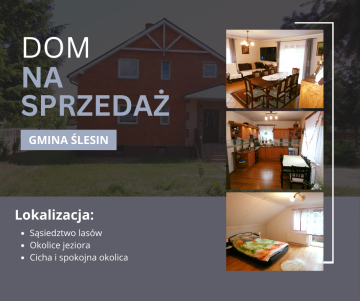 Okolice Ślesina &ndash; Dom Jednorodzinny