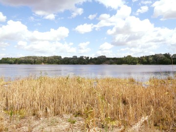 Działka z linią brzegową - Jezioro Ślesińskie