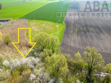 Działka przy stawie blisko lasu, gm. Kiszkowo