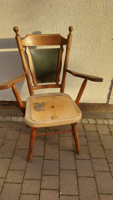 Krzesło Ludwik do renowacji