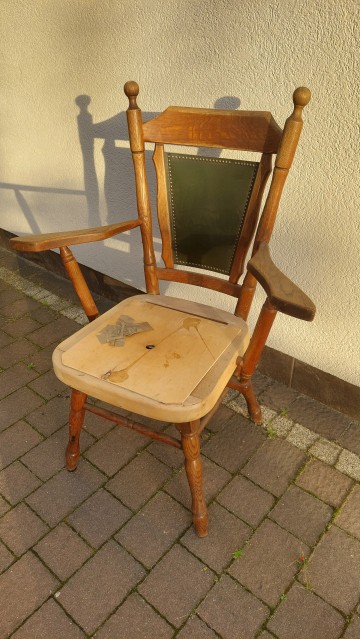 Krzesło Ludwik do renowacji
