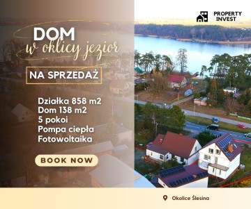 Gmina Ślesin &ndash; Dom w okolicy jezior