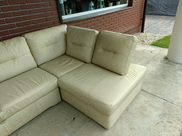 Sprzedam narożnik ze sk&oacute;ry