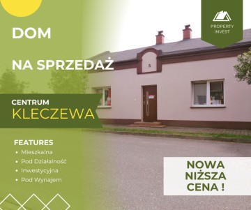 Nowa niższa cena - Dom w centrum Kleczewa