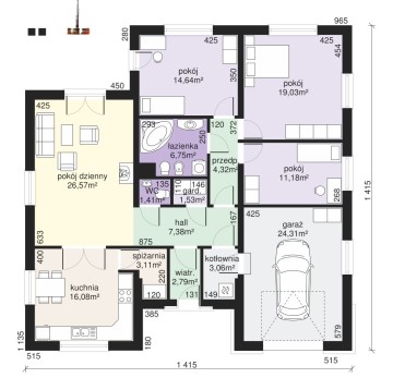 NIŻSZA CENA Dom z garażem na sprzedaż KORTKÓW k. TURKU