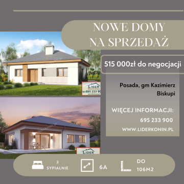 Sprzedam nowy dom na Posadzie