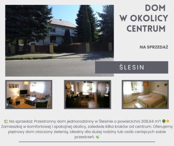 Ślesin dom w pobliżu centrum