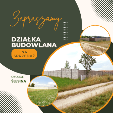Gmina Ślesin &ndash; Działka Budowlana