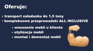 Przeprowadzki transport busem - Konin - cała Polska + UE- FV