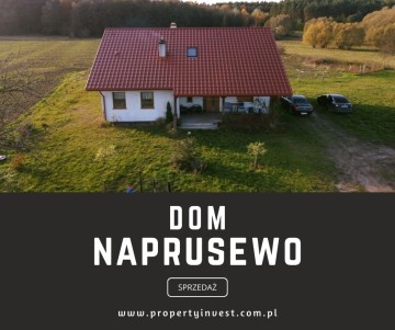 Naprusewo&ndash; Dom w sąsiedztwie jeziora i las&oacute;w