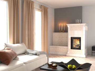 Antysmogowy hybrydowy piecokominek ogrzewający cały dom.