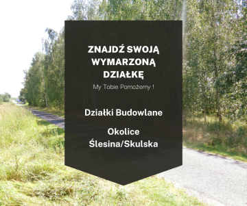 Okolice Ślesina/Skulska &ndash; Działki Budowlane