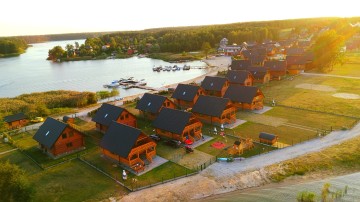 Jezioro Ślesińskie &ndash; Domki z bali, pierwsza linia brzegowa