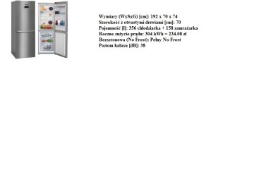 sprzedam lod&oacute;wka Beko RCNE560E40ZXBRN cena 1800zł