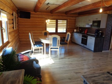 Jezioro Ślesińskie &ndash; Domki z bali, pierwsza linia brzegowa