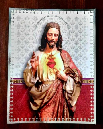 Obrazki religijne, do oprawienia w ramkę, antyramę – 5 sztuk