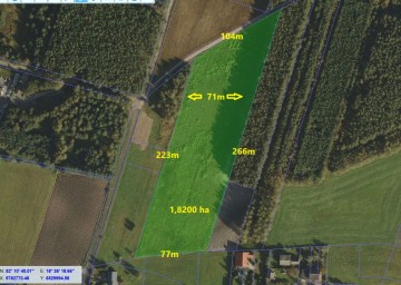 Działka inwestycyjna 1,82 ha - bez KOWR