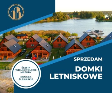 Jezioro Ślesińskie &ndash; Domki z bali, pierwsza linia brzegowa