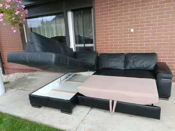 Sprzedam narożnik ze sk&oacute;ry