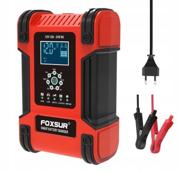 Ladowarka prostownik z lcd agm