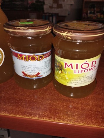 Sprzedaż naturalnych miod&oacute;w z własnej pasieki