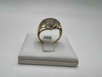 Złote pierścionki pr&oacute;ba 585