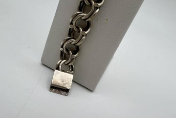 Srebrna bransoleta  Pr&oacute;ba 925  Waga: 33.26 g Centrum shop sk