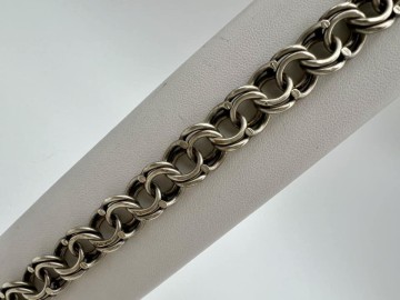 Srebrna bransoleta  Pr&oacute;ba 925  Waga: 33.26 g Centrum shop sk