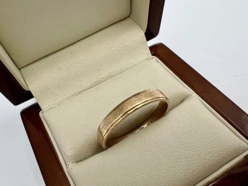 Złota obrączka  Pr&oacute;ba 585 Waga: 3.00 g Centrum shop skup-spr