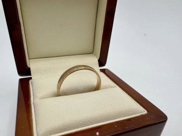 Złota obrączka  Pr&oacute;ba 585 Waga: 3.00 g Centrum shop skup-spr