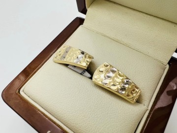 Złote kolczyki Próba 585 Waga 2.16 g Centrum shop skup-sprze