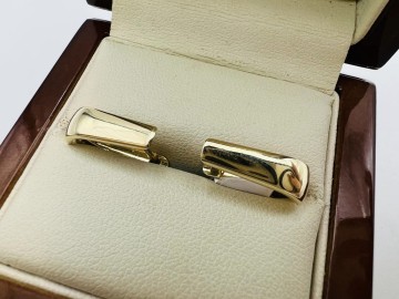 Złote kolczyki  Pr&oacute;ba 585  Waga: 1.45 g Centrum shop skup-sp