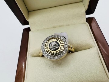 Złoty pierścionek Próba 585 Waga: 3.97 g