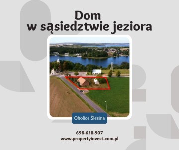 Gmina Ślesin &ndash; Dom w sąsiedztwie jeziora