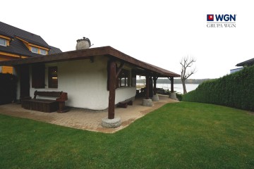 Łężyn k. Ślesina - CAŁOROCZNY DOM Z LINIĄ BRZEGOWĄ.