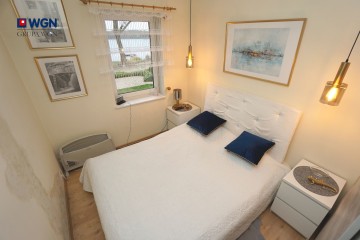 Łężyn k. Ślesina - CAŁOROCZNY DOM Z LINIĄ BRZEGOWĄ.