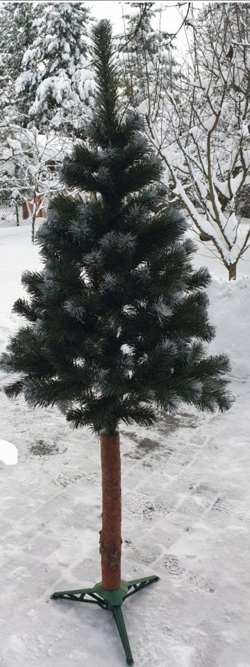 Choinki sztuczne na pniu diamentowe 180cm 220cm