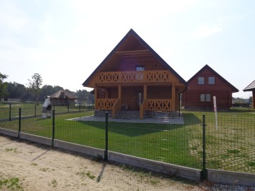 Jezioro Ślesińskie &ndash; Domki z bali, pierwsza linia brzegowa