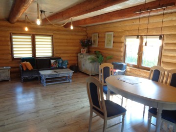 Jezioro Ślesińskie &ndash; Domki z bali, pierwsza linia brzegowa