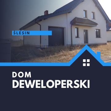 Ślesin &ndash; Dom deweloperski do własnej aranżacji