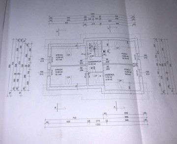 Sprzedam dom w stanie surowym otwartym z dachem pokrytym bla