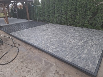 Układanie kostki brukowej