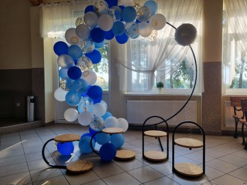 Ścianka foto dekoracja stojaki deserki wynajem