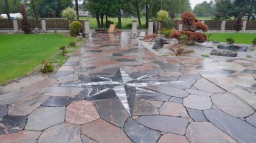 Kamień polny cięty na plastry